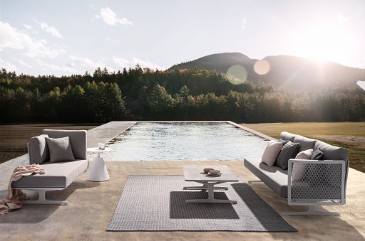 Set mobilier de exterior Althea Grey