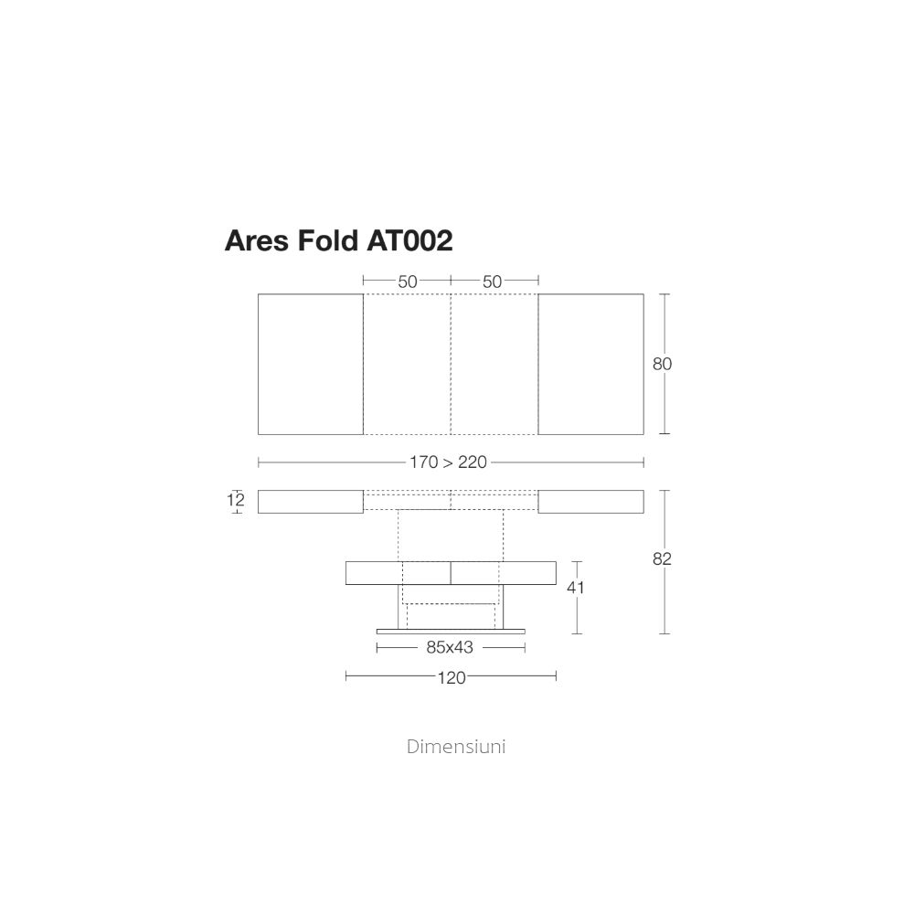 Ares Fold Masa Transformabila Archdeco Ro