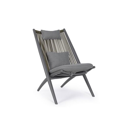 Scaun Lounge Aloha Charcoal