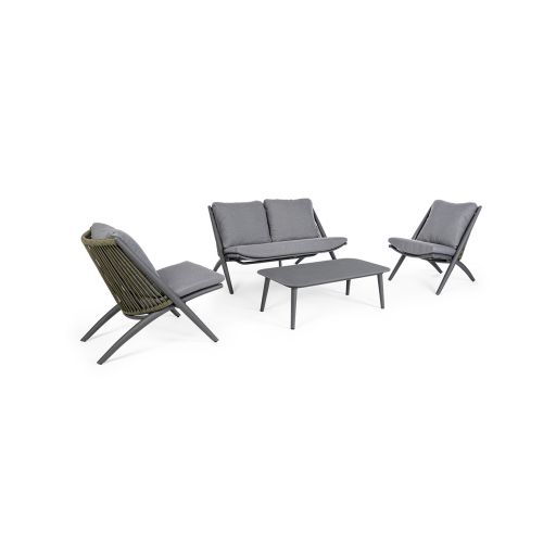 Set mobilier gradina Aloha Charcoal